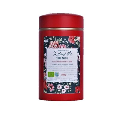Tè nero biologico Cacao Nocciola Zafferano, 100g, 66 tazze