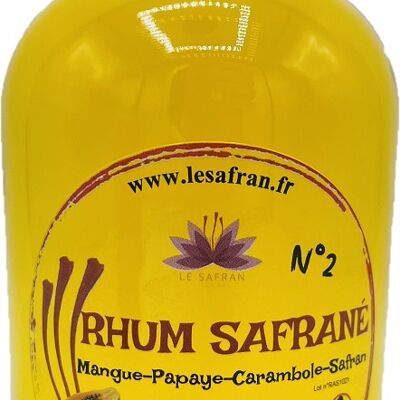 Rhum arrangé Mangue Papaye Carambole Safran n°2