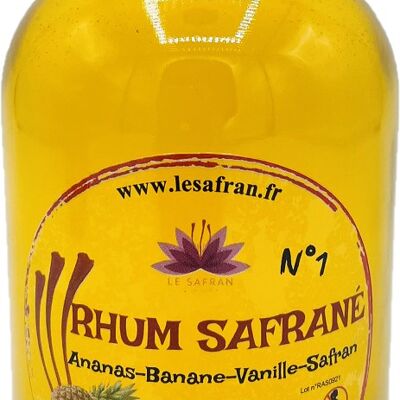 Rhum arrangé Bananes Ananas Vanille Safran n°1