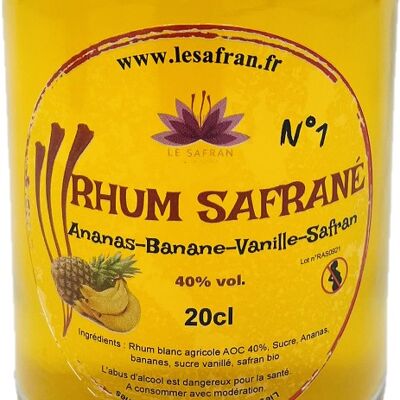 Arranged Rum Banana Pineapple Vanilla Saffron n°1