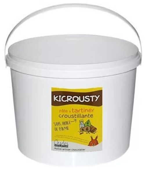 Kicrousty 5kg choco-noisettes feuilletine