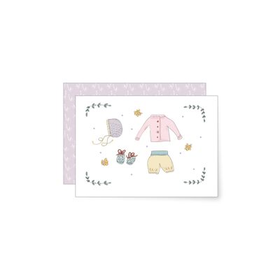 baby girl | Folded card