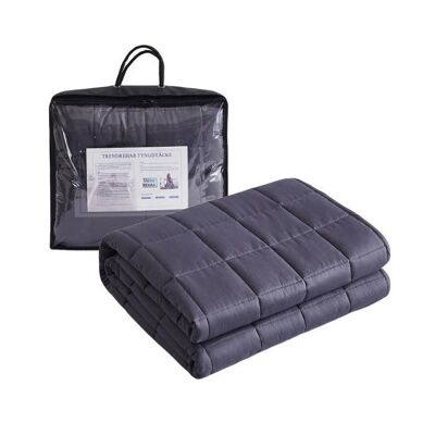 Peso coperta 7 kg - 7 strati di cotone biologico con perline di vetro