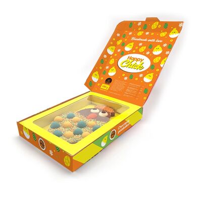 Schokoladen-Happy-Chick-Geschenkbox 180g