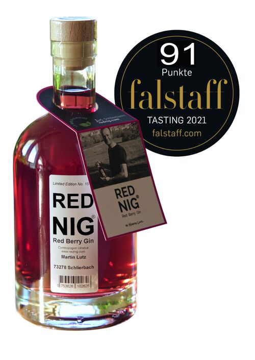 RED NIG Red Berry Gin by Martin Lutz - 0,7l