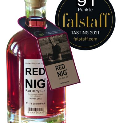 RED NIG Gin aux Fruits Rouges de Martin Lutz - 0.7l