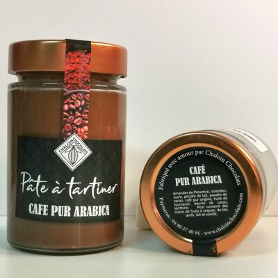 Pure arabica coffee spread
