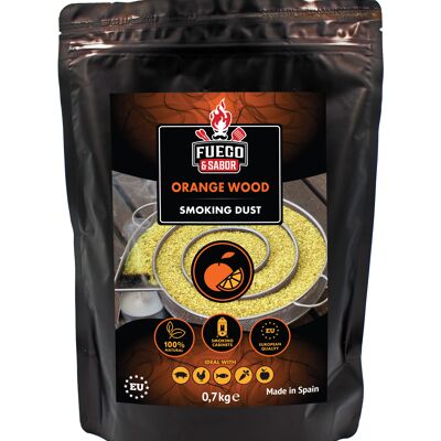 Orange Wood Smoking Dust Nº1, 700 Gr