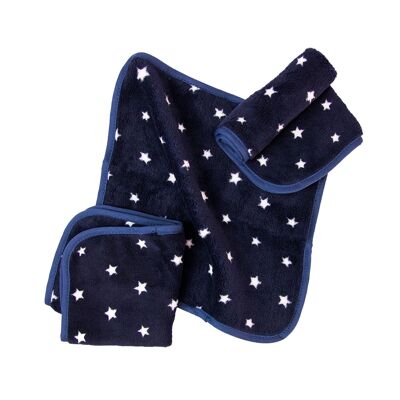 Make-up Removing Cloths Navy with White Star