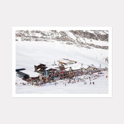 LA FOLIE DOUCE I MOUNTAIN ART PRINT - A2 (59.4cm x 42cm) unframed print