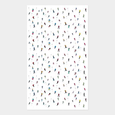 Powderhound marker tea towel