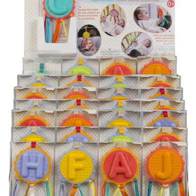 Alphabet set-up package with 52 letters + free display