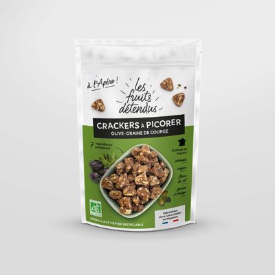 Pumpkin Seed Olive Crackers 110 g