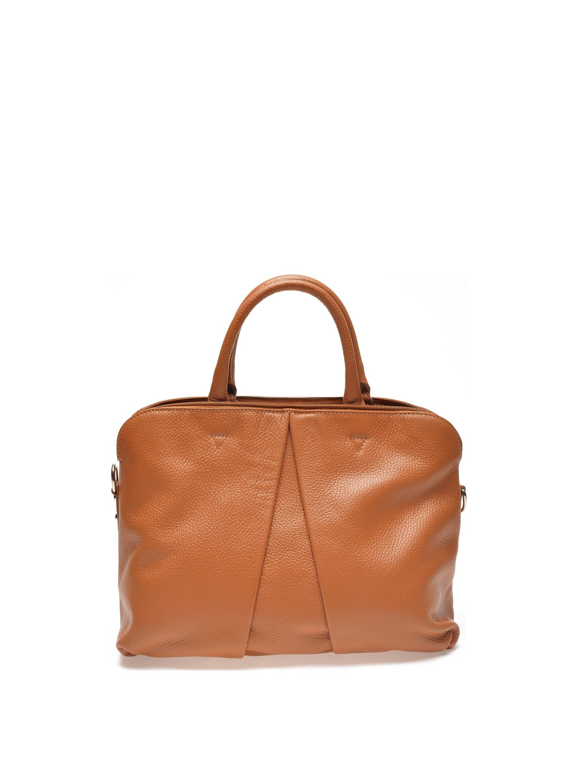 SS22 IR 1769_COGNAC_Borsa con manico superiore