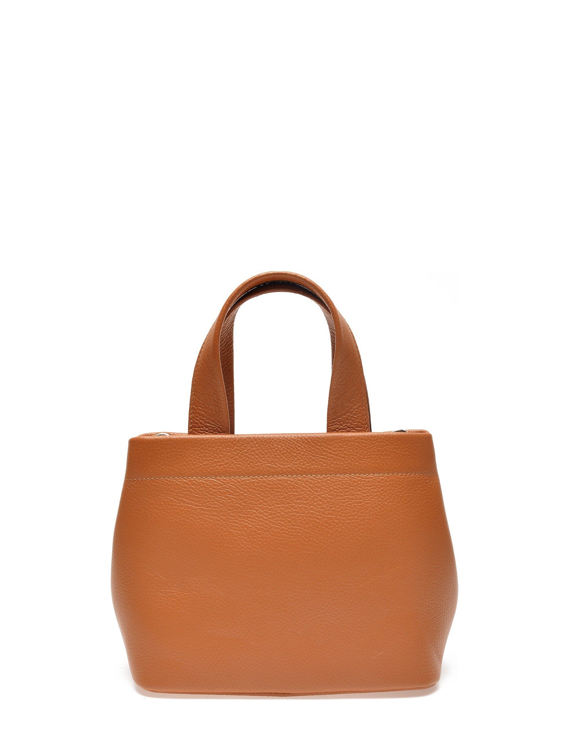 SS22 IR 1770_COGNAC_Borsa con manico superiore