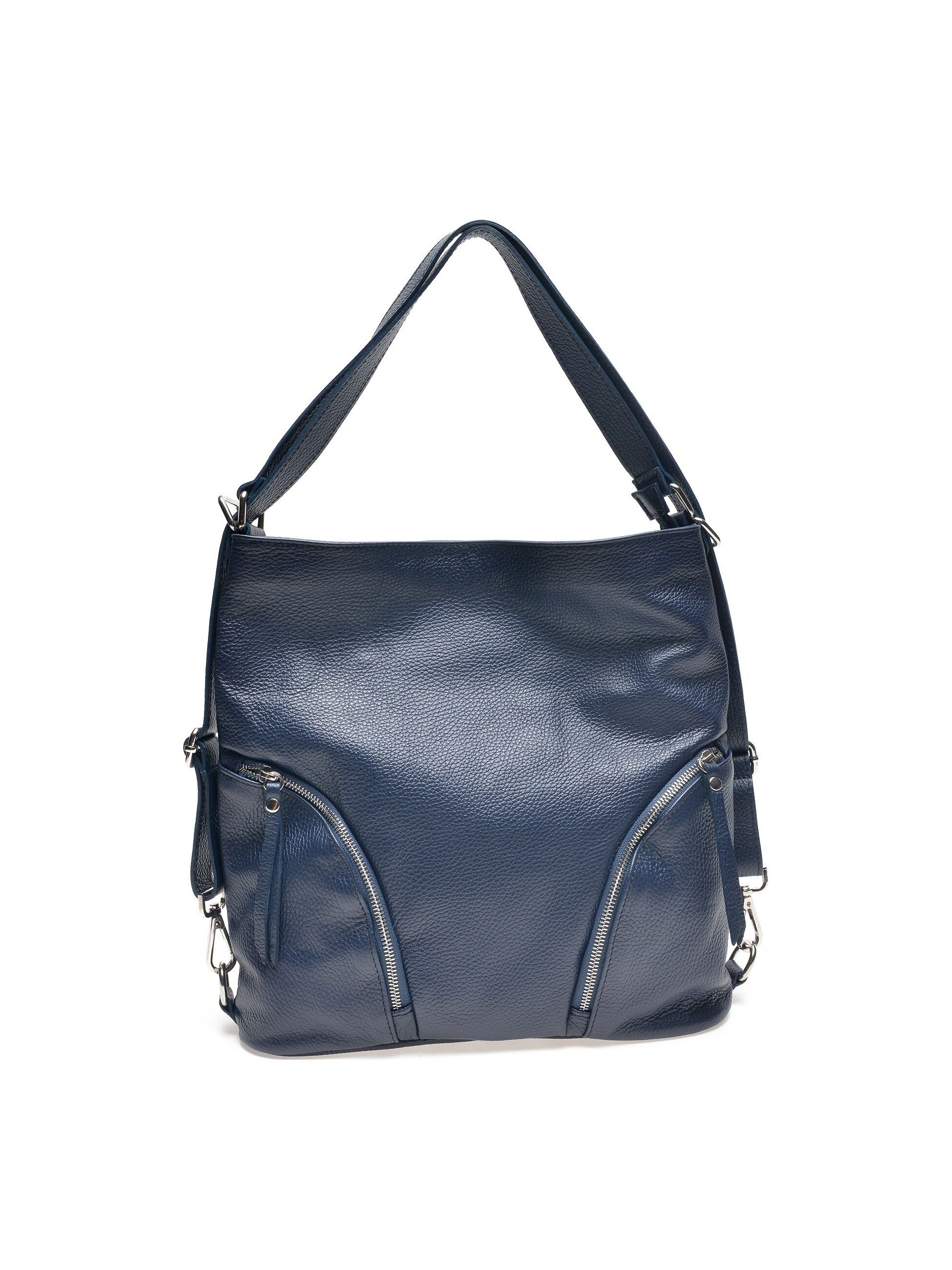 SS22 IR 1641_BLU SCURO_Borsa con manico superiore