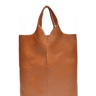 SS22 IR 1274_COGNAC_Borsa shopper