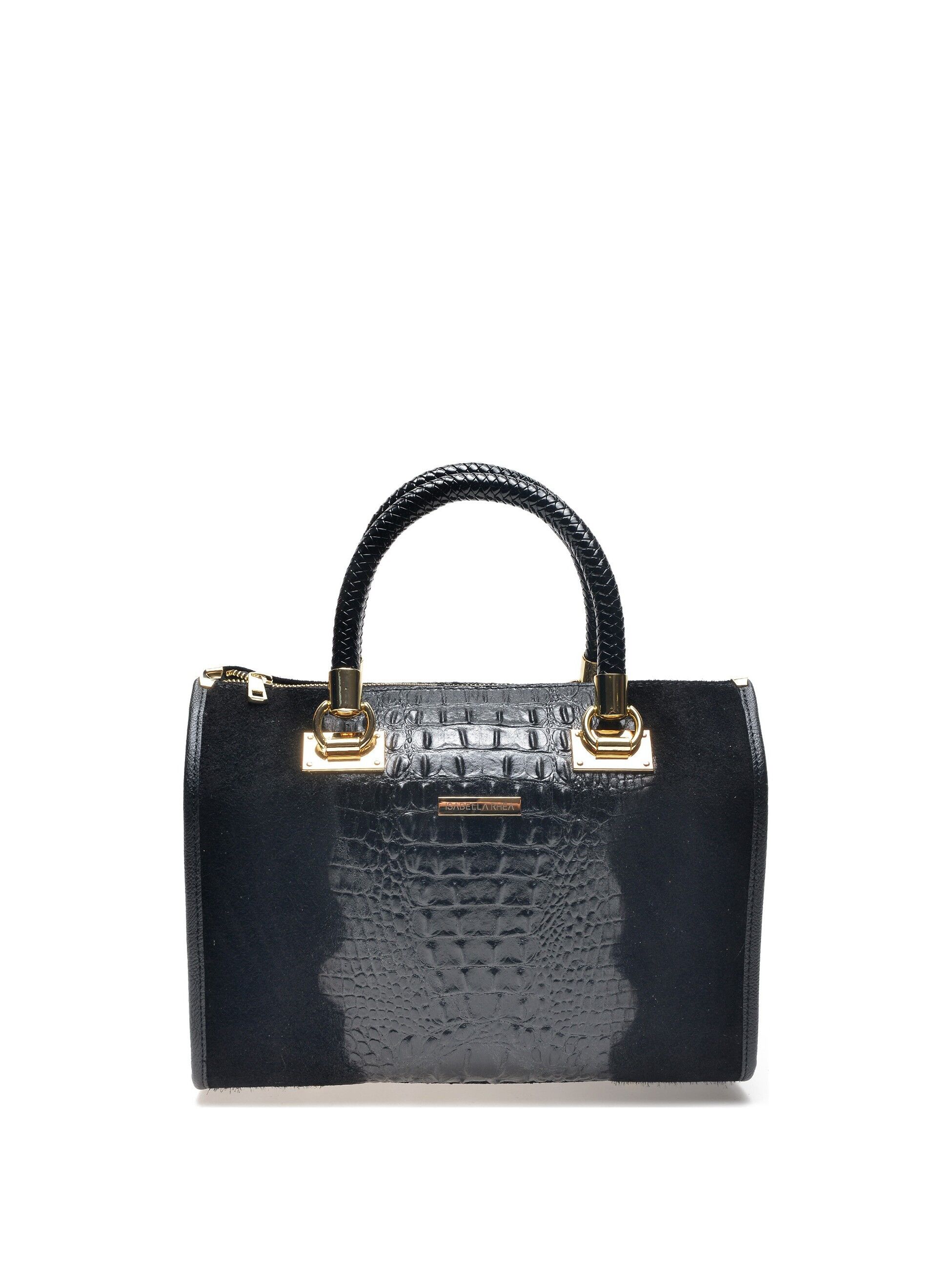 SS22 IR 822_NERO_Borsa con manico superiore