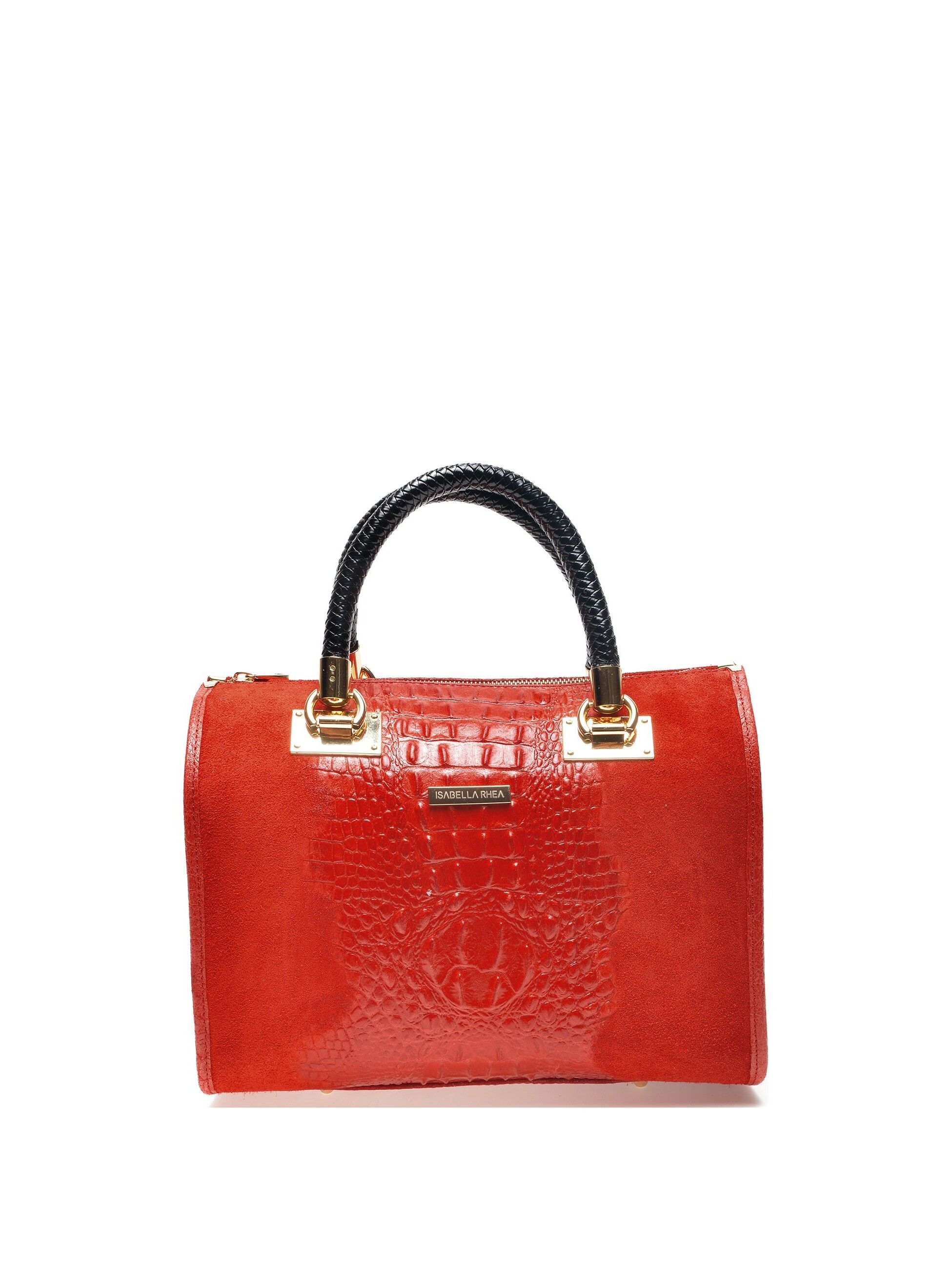 SS22 IR 822_ROSSO_Borsa con manico superiore