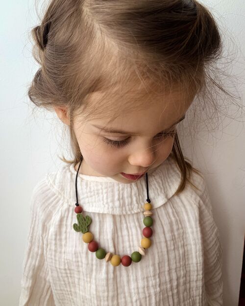 Collier enfant "Cactus"