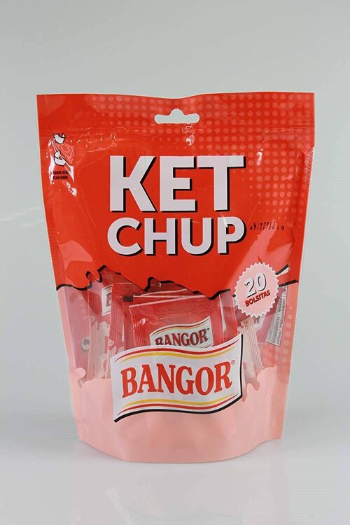Caja 16 doy-pack ketchupp con 20 bolsitas 10g