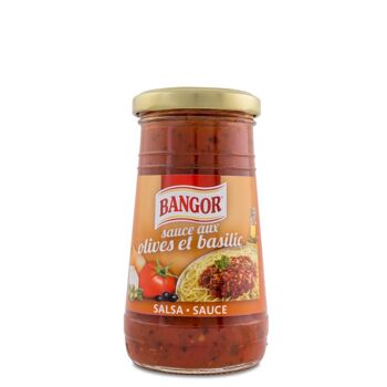 BOÎTE DE SAUCE BASILIC ET OLIVE 12 UNITÉS BANGOR