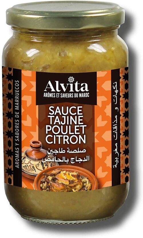 SALSA TAJINE POULET CITRON CAJA 12 UNIDADES