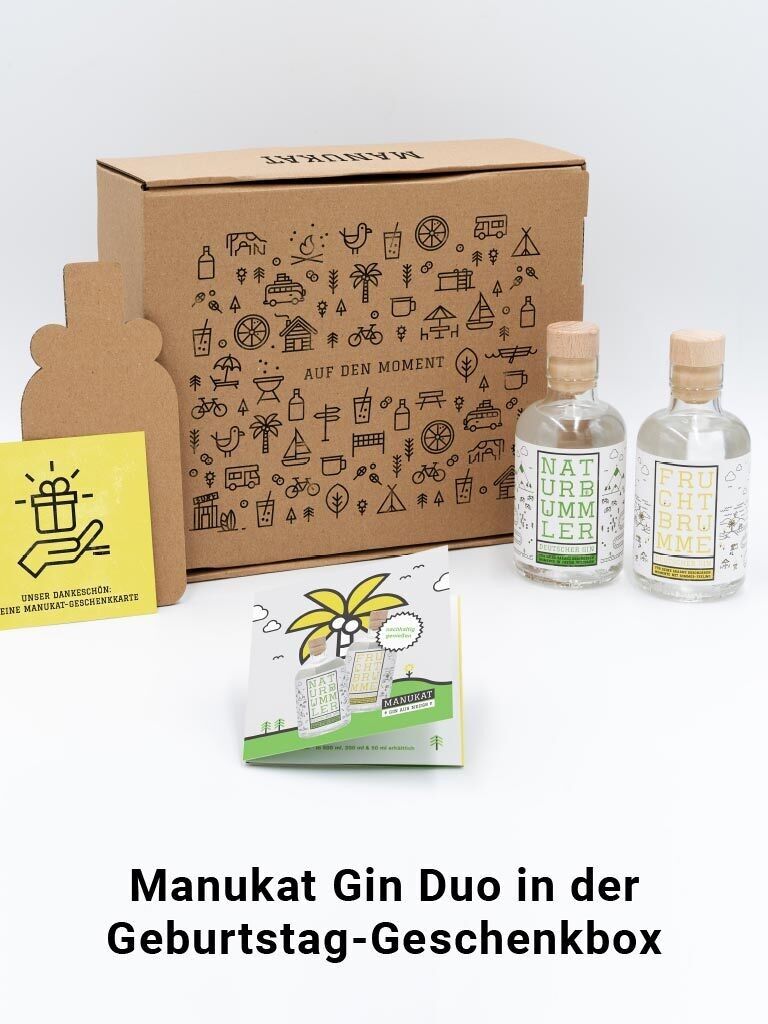 MANUKAT GIN DUO + CONFEZIONE REGALO »MOMENTE«