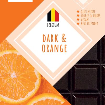 SWEET-SWITCH® Dark Belgian Chcolate + Orange 12 x 100 g *KETO*