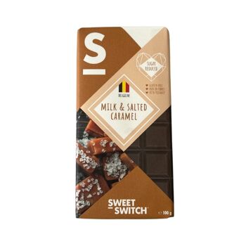 Chocolat au Lait & Caramel Salé 100 g 1