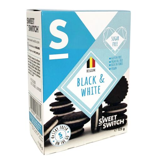 SWEET-SWITCH® Black & White cookies 12 x 125 g