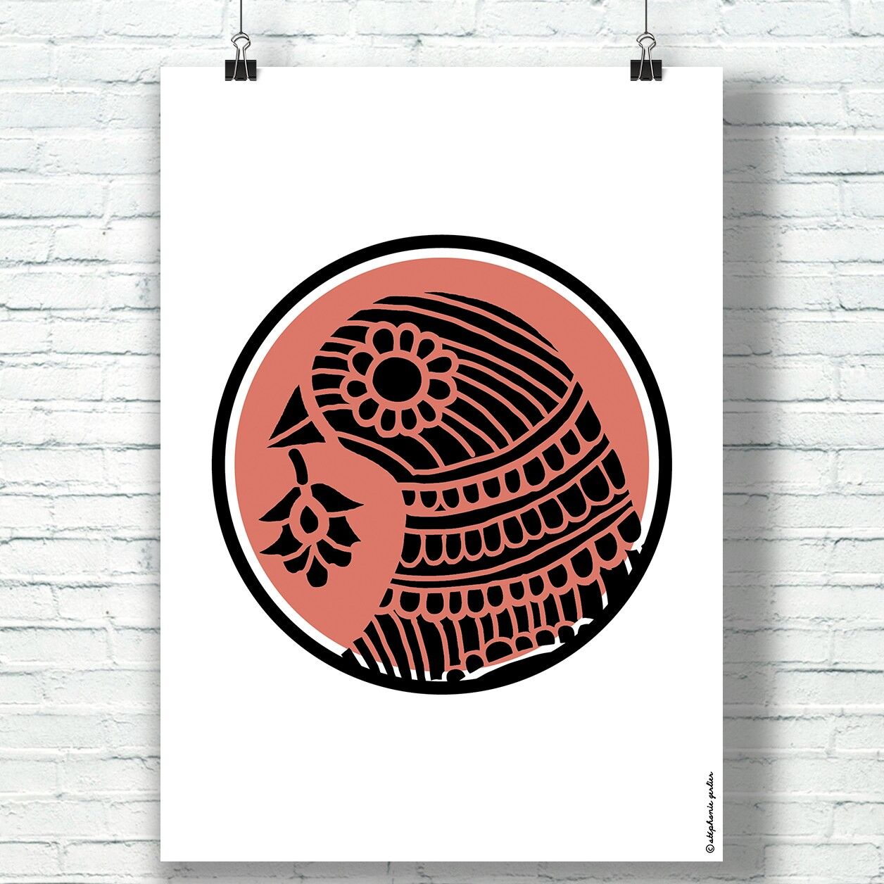 AFFICHE POSTER A4 - Birdy - Création Originale