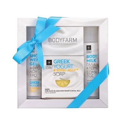 Set regalo di lusso yogurt greco e pappa reale - 3 pezzi