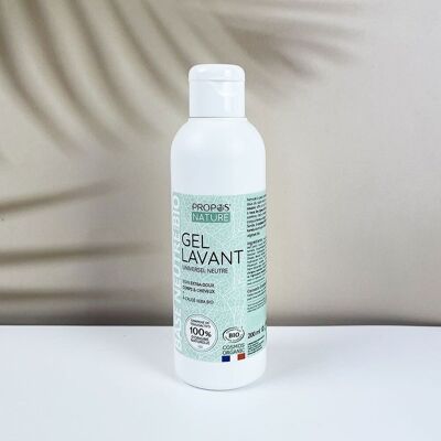 SEHR SANFTES ORGANISCHES REINIGUNGSGEL - KÖRPER & HAARE - 200ML