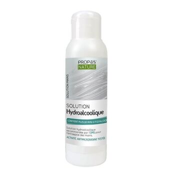 SOLUTION HYDROALCOOLIQUE - DESINFECTANT MAINS - BIOCIDE - 100ML 1