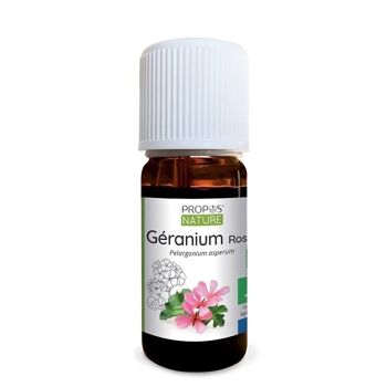 HUILE ESSENTIELLE GERANIUM ROSAT BIO 10ml 1