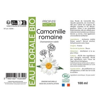 HYDROLAT CAMOMILLE ROMAINE BIO - EAU FLORALE - 100ML 10