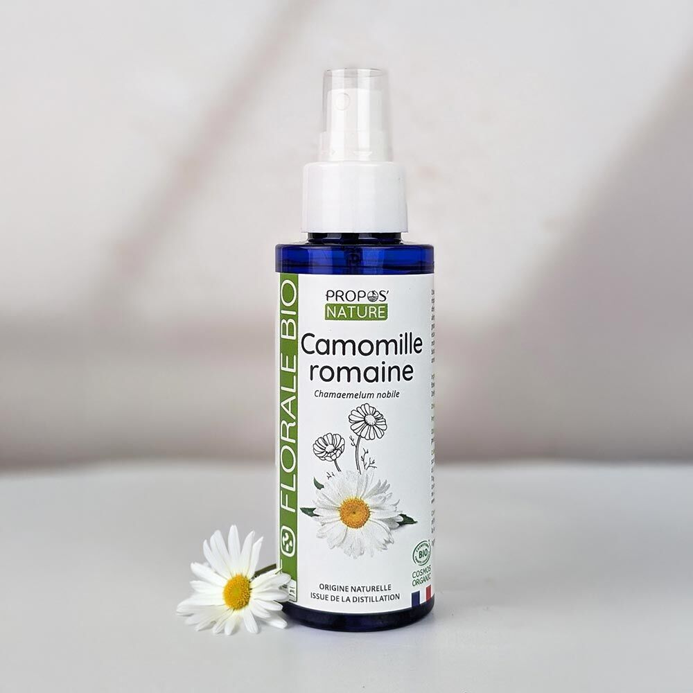 BIOLOGISCHES HYDROLAT DER RÖMISCHEN KAMILLE - BLUMENWASSER - 100ML
