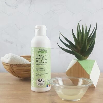 SHAMPOO WITH ORGANIC ALOE VERA - LOV'ALOE BIO - 200ML