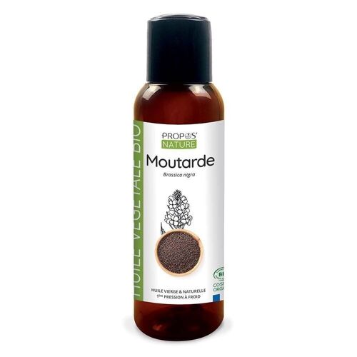 Moutarde Bio - Huile végétale 100 ml - Propos Nature