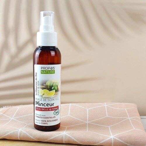 HUILE DE SOIN MINCEUR BIO - AUX HUILES ESSENTIELLES - 100 ML