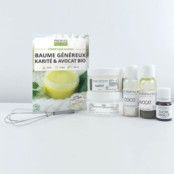 KIT DIY - COSMÉTIQUE MAISON - BAUME GENEREUX BIO 9