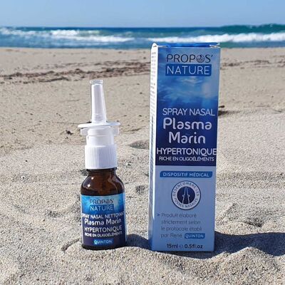 SPRAY NASALE IPERTONICO - PLASMA MARINO - SECONDO PROTOCOLLO QUINTON - 30.000 PPM - 15 ml