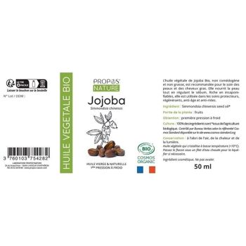 HUILE VEGETALE JOJOBA BIO 50ml** 4