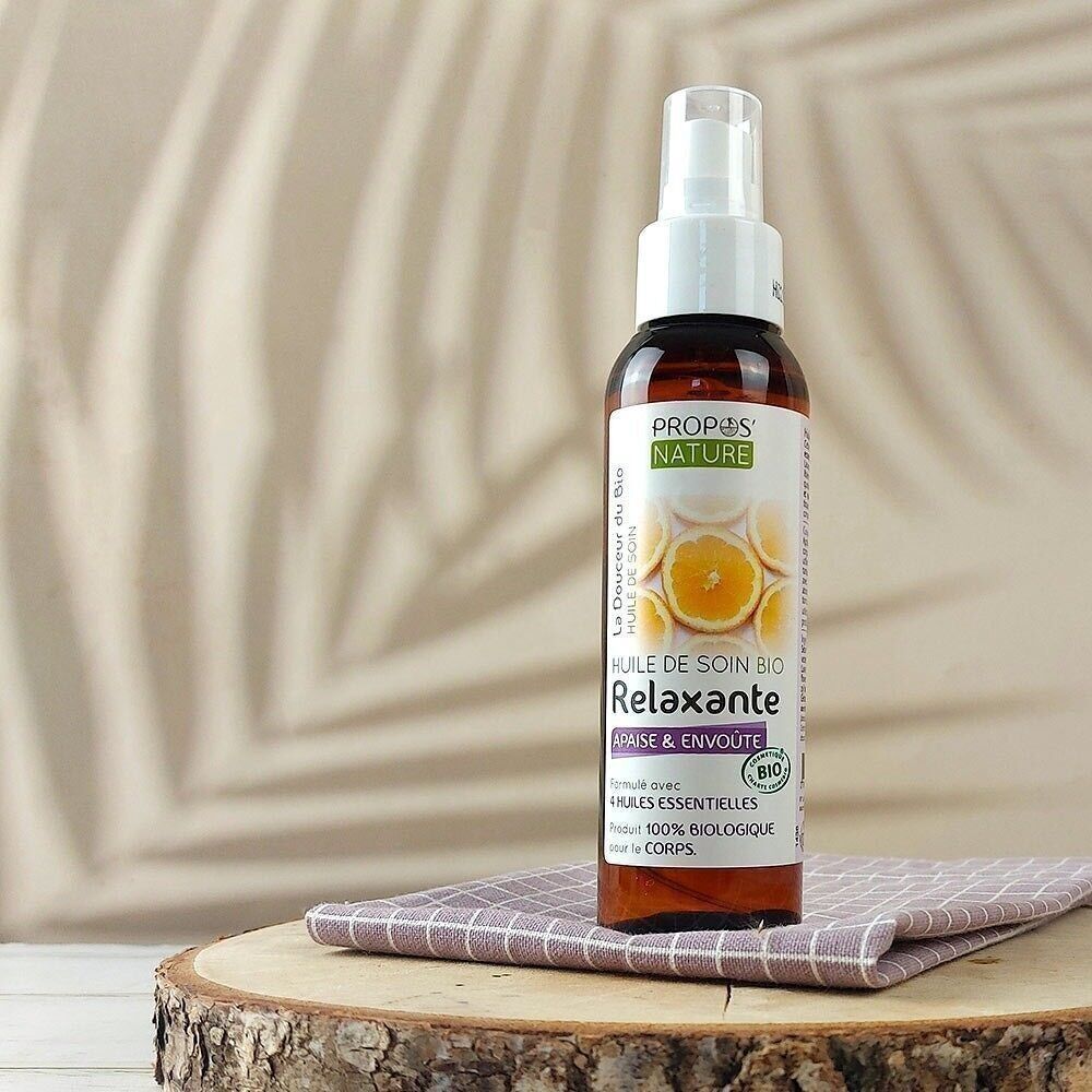 OLIO RILASSANTE BIOLOGICO - CON OLI ESSENZIALI - 100 ML