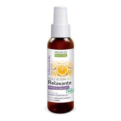 OLIO RILASSANTE BIOLOGICO - CON OLI ESSENZIALI - 100 ML