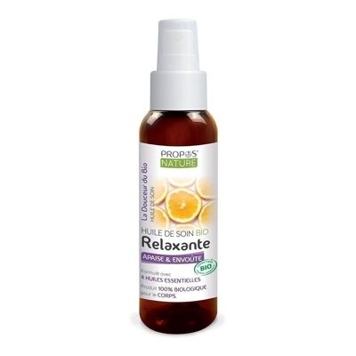 ORGANIC RELAXING CARE OIL - WITH ESSENTIAL OILS - 100 ML