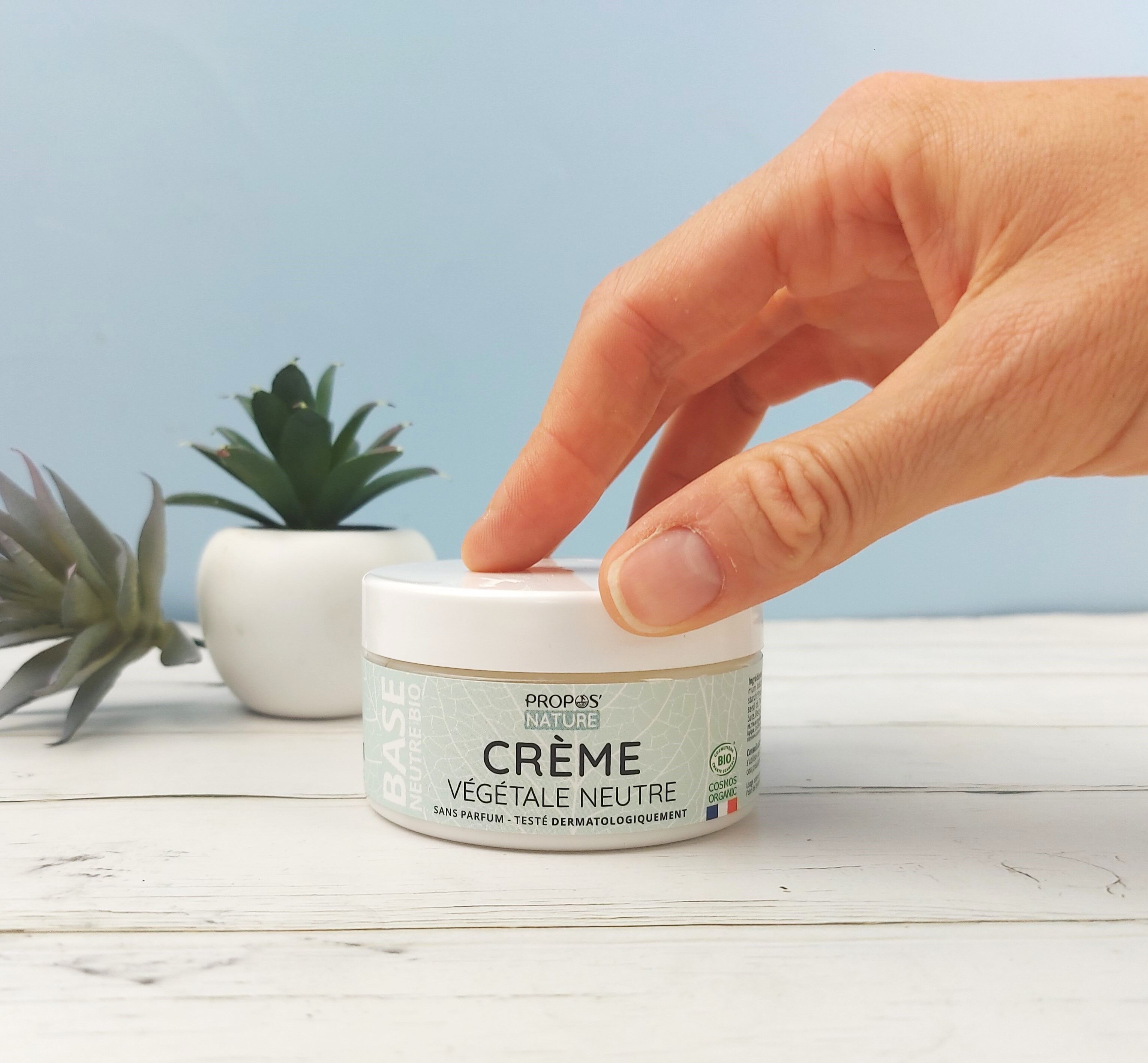 CREME VÉGÉTALE NEUTRE - SANS PARFUM -  HYDRATANTE -TRES DOUCE BIO - 75ML