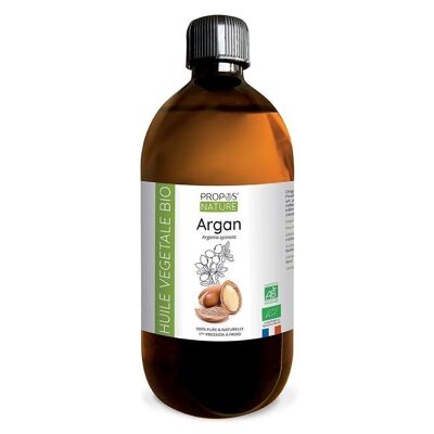 OLIO VEGETALE DI ARGAN BIOLOGICO 500ml*