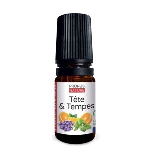 ROLL-ON TETE ET TEMPES BIO - AUX HUILES ESSENTIELLES - 5ML